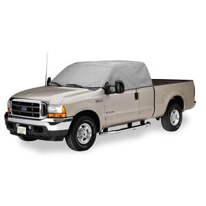Keep your truck cab cockpit protected with our most economical Custom-Fit Polycotton Cooler Covers. This streamlined cover gives you protection primarily from dust and mild UV exposure and designed to keep your cab cooler and protected from interior fading. They are also great for adding a layer of privacy to your truck cab to help keep prying eyes out.