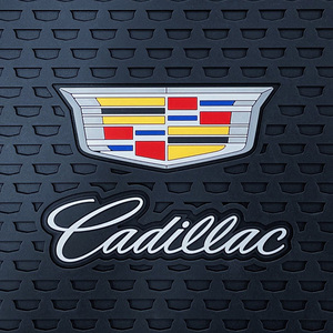 Cadillac XT6 2020-On Signature Rubber Floor Mats with Cadillac Crest
