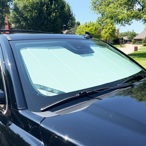 The Covercraft UVS100 Premier Series Custom Sunscreens have all the amazing benefits of the Original UVS100 Sunscreens which are custom-fit to your exact windshield and designed to protect your vehicle from UV damage while dramatically lowering the vehicle temperature. These custom sun shades also have an elegant black backing, three new unique outer layer reflective stylized options.