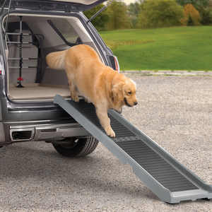 The best quality pet ramp we have ever tested. The WeatherTech&reg; PetRamp is perfect for the vehicle or around the home and for dogs of all sizes. Jumping in and out of an SUV, Minivan, Truck Bed, or even Wagon can take a toll on your dogs over time. Not to mention as you get older it gets harder to lift the pups in and out of the vehicles.
